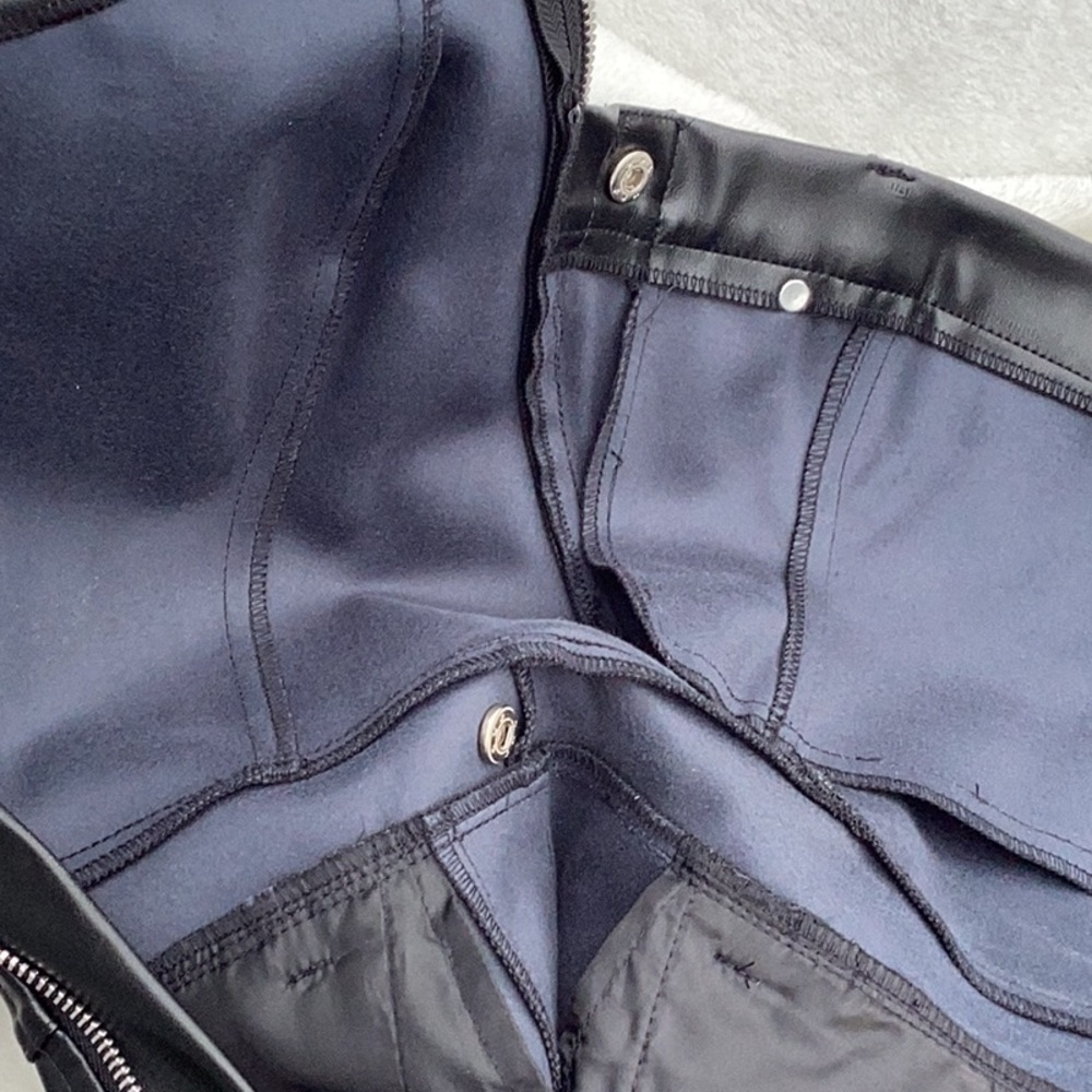 Black Leather Jumpsuit - Picture 11 of 15